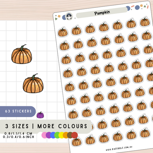 Pumpkin Planner Stickers
