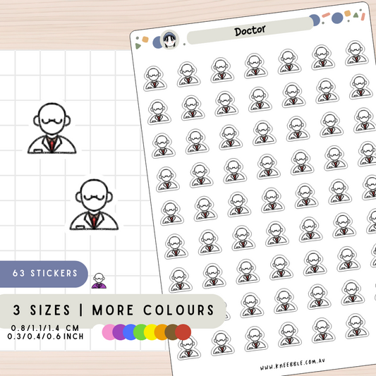 Doctor Medical Planner Stickers