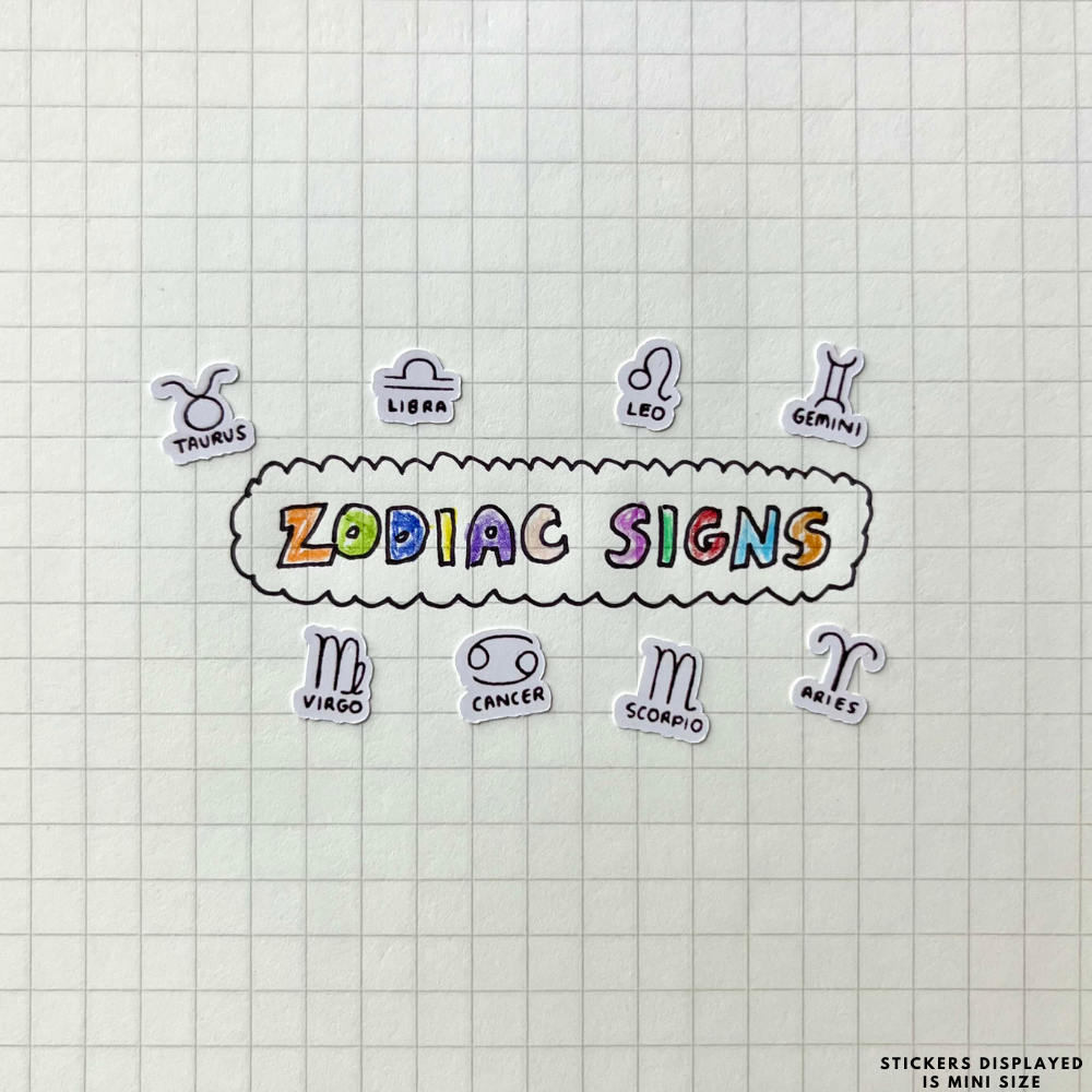 Zodiac Astrology Planner Stickers