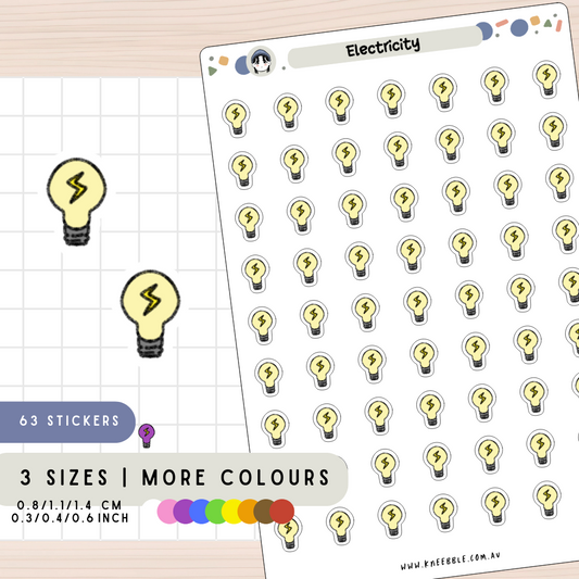 Electricity Planner Stickers