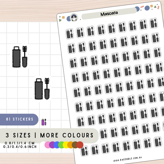 Eye Mascara Planner Stickers
