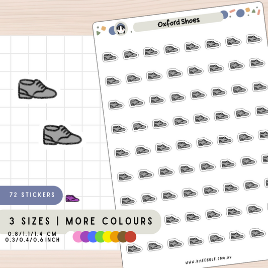 Oxford Shoes Planner Stickers
