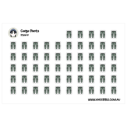 a grid of identical green pants icons arranged in a visually organized manner.