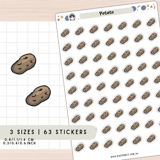 Potato Planner Stickers