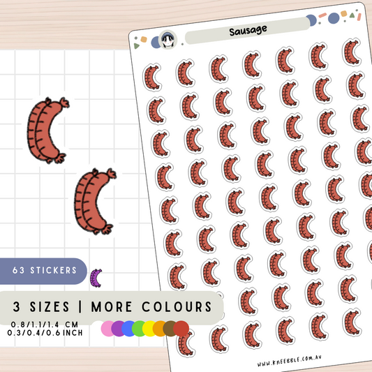 Sausage Planner Stickers