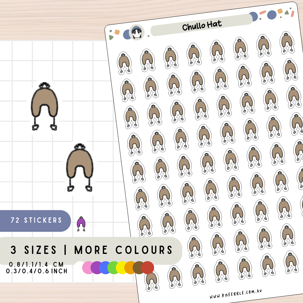 Chullo Hat Planner Stickers