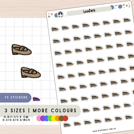 Loafers Planner Stickers