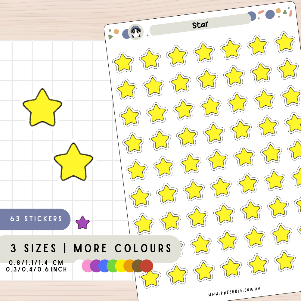 Star Planner Stickers