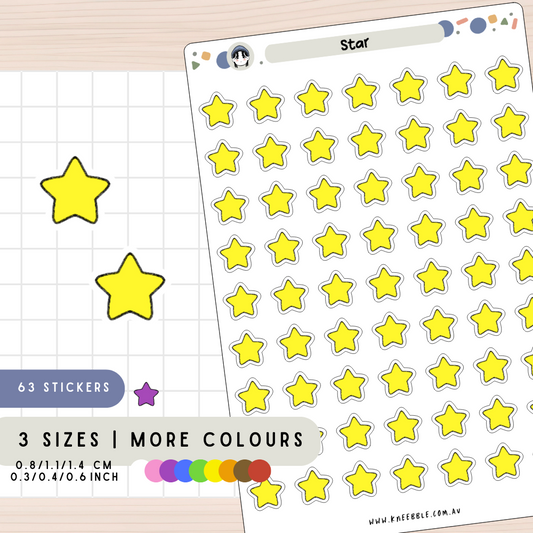 Star Planner Stickers