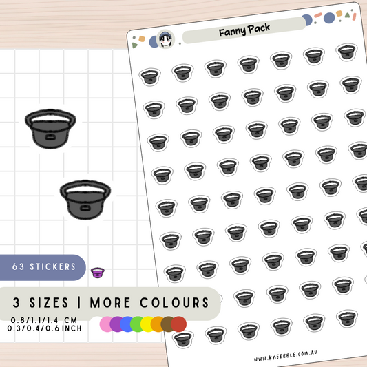 Fanny Pack Planner Stickers