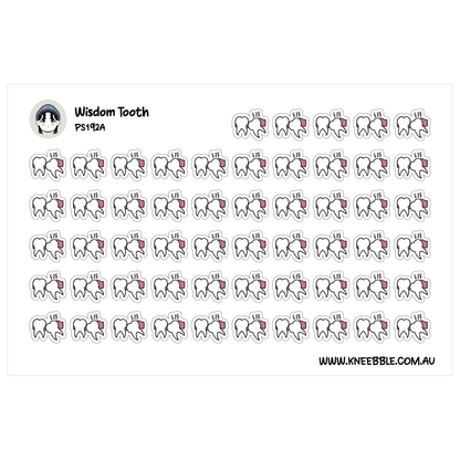 a grid of white tooth icons arranged in rows and columns, with each icon depicting a tooth. The image does not contain any text or additional objects, and the arrangement of the tooth icons is uniform across the entire image.