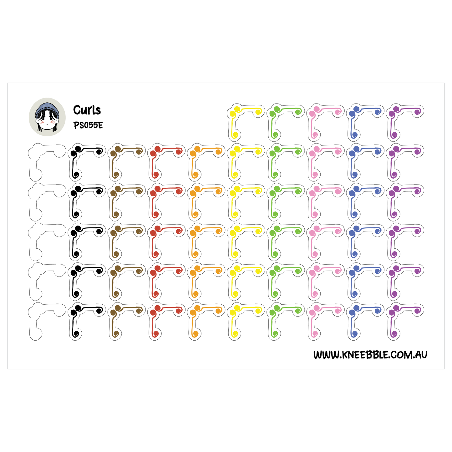 The image is a colorful grid of various shapes and patterns, including circles, lines, and other abstract designs.