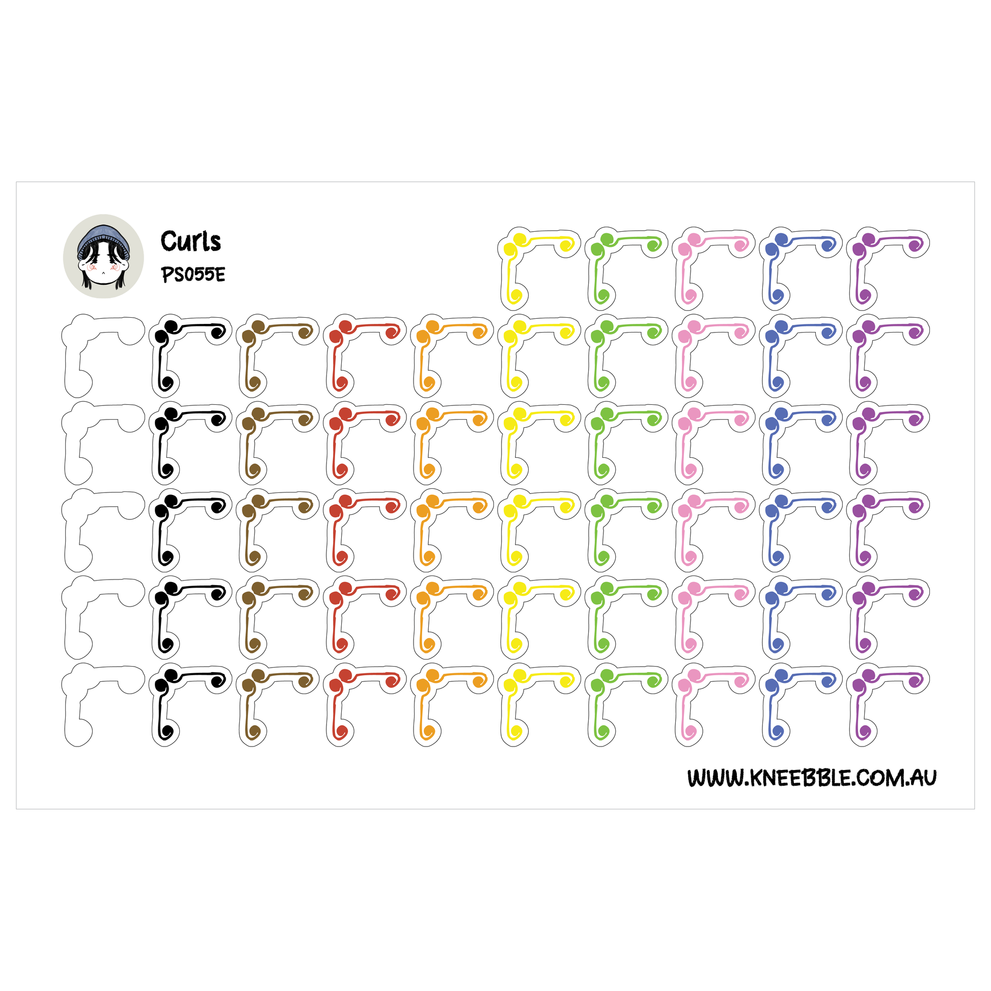 The image is a colorful grid of various shapes and patterns, including circles, lines, and other abstract designs.