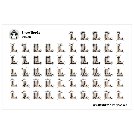 a grid of identical snow boots, arranged in a repeating pattern.