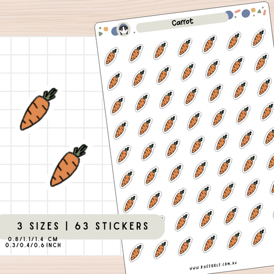 Carrot Planner Stickers