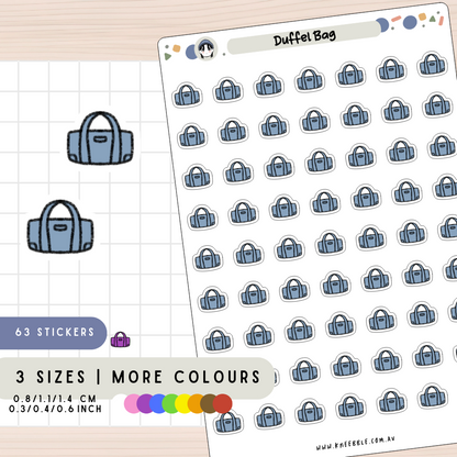 Duffel Bag Planner Stickers