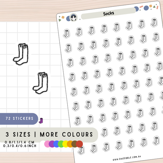 Socks Planner Stickers