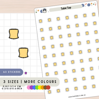 Tube Top Planner Stickers