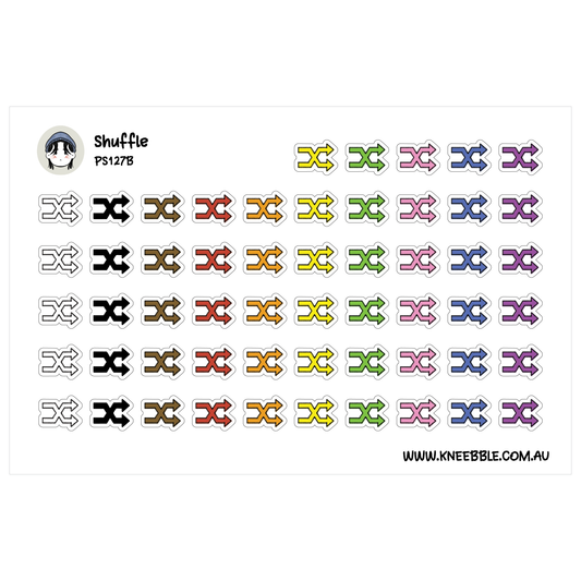 a grid of colorful arrows, each with a unique color and design. The arrows are arranged in rows and columns, creating a visually appealing and organized pattern.
