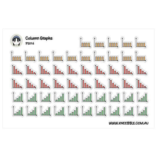 a collection of colorful bar graphs, each with different colors and patterns. The graphs are arranged in rows and columns, creating a visually appealing and organized display.