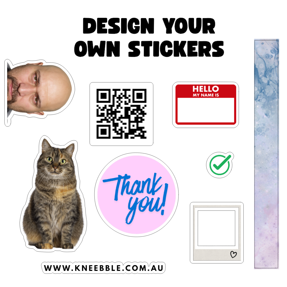 Ultimate Custom Sticker Idea - Text, Photo, Shapes, Sheets, Strips and More!