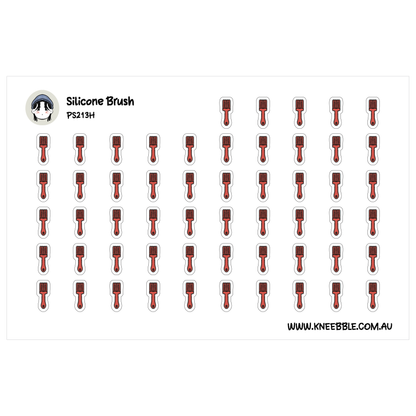 Silicone Brush Planner Stickers - Bakery Cooking Tools