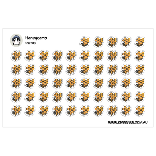 Honeycomb Bee Planner Stickers