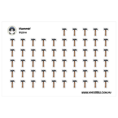 Hammer Building Planner Stickers