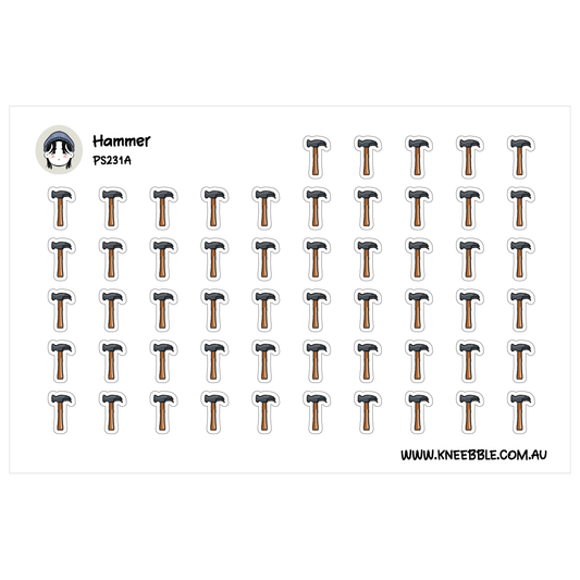 Hammer Building Planner Stickers