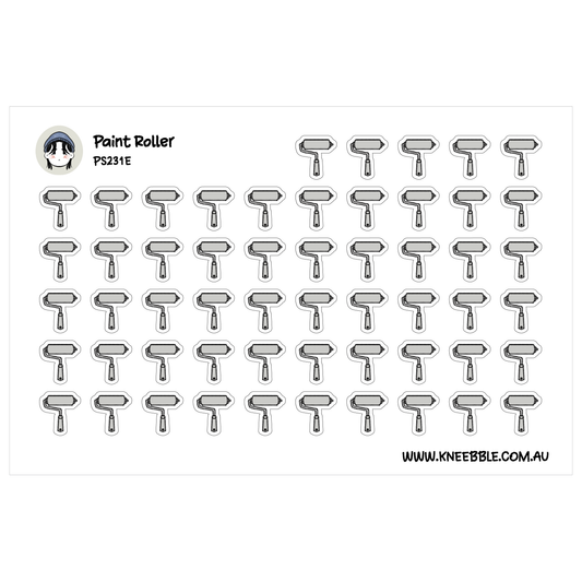 Paint Roller Planner Stickers