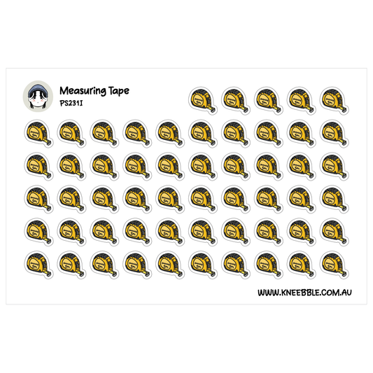 Measuring Tape Tool Planner Stickers