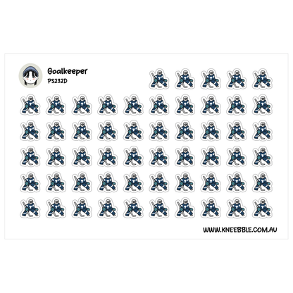 Goalkeeper Goalie Sport Planner Stickers