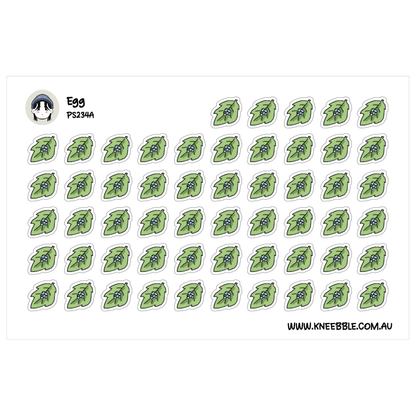 Butterfly Egg Life Cycle Planner Stickers