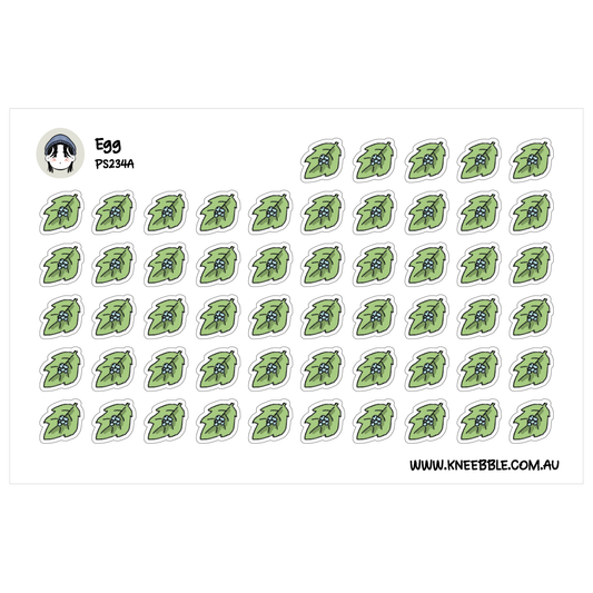 Butterfly Egg Life Cycle Planner Stickers