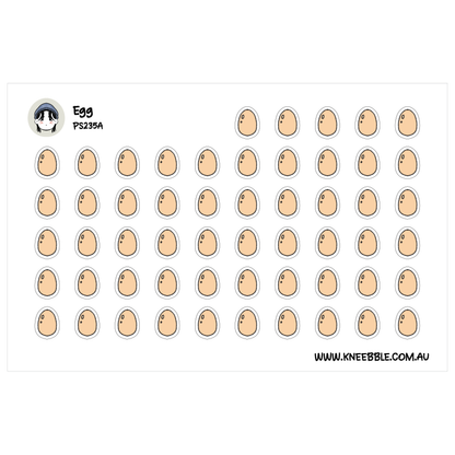 Egg Chicken Planner Stickers - Farm Animal Icon
