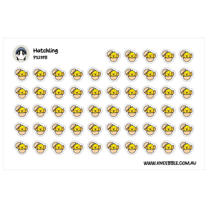 Hatchling Chick Planner Stickers - Farm Animal Icon