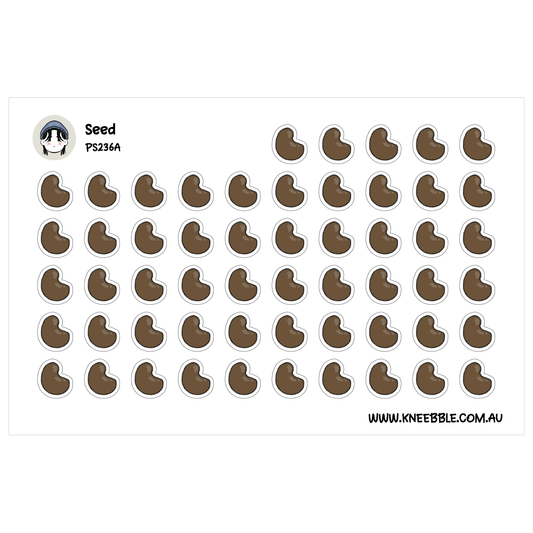 Seed Plant Life Cycle Planner Stickers