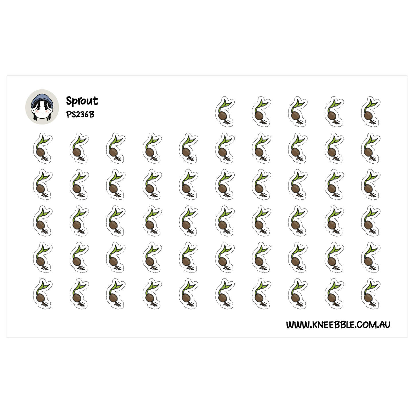 Sprout Plant Life Cycle Planner Stickers