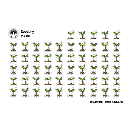 Seedling Plant Life Cycle Planner Stickers