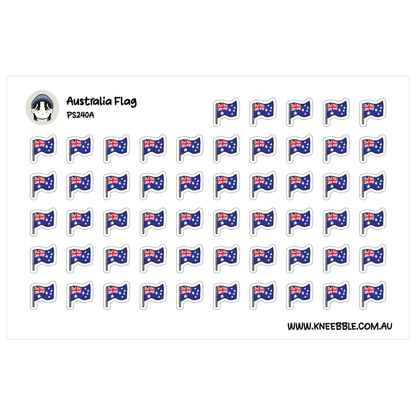 Australia Flag Planner Stickers - Aussie Journal