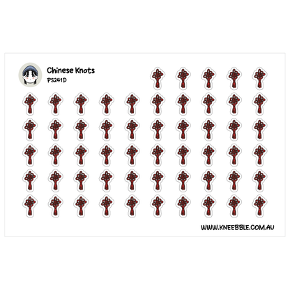 Chinese Knot Planner Stickers - Chinese Culture - Asian Journal