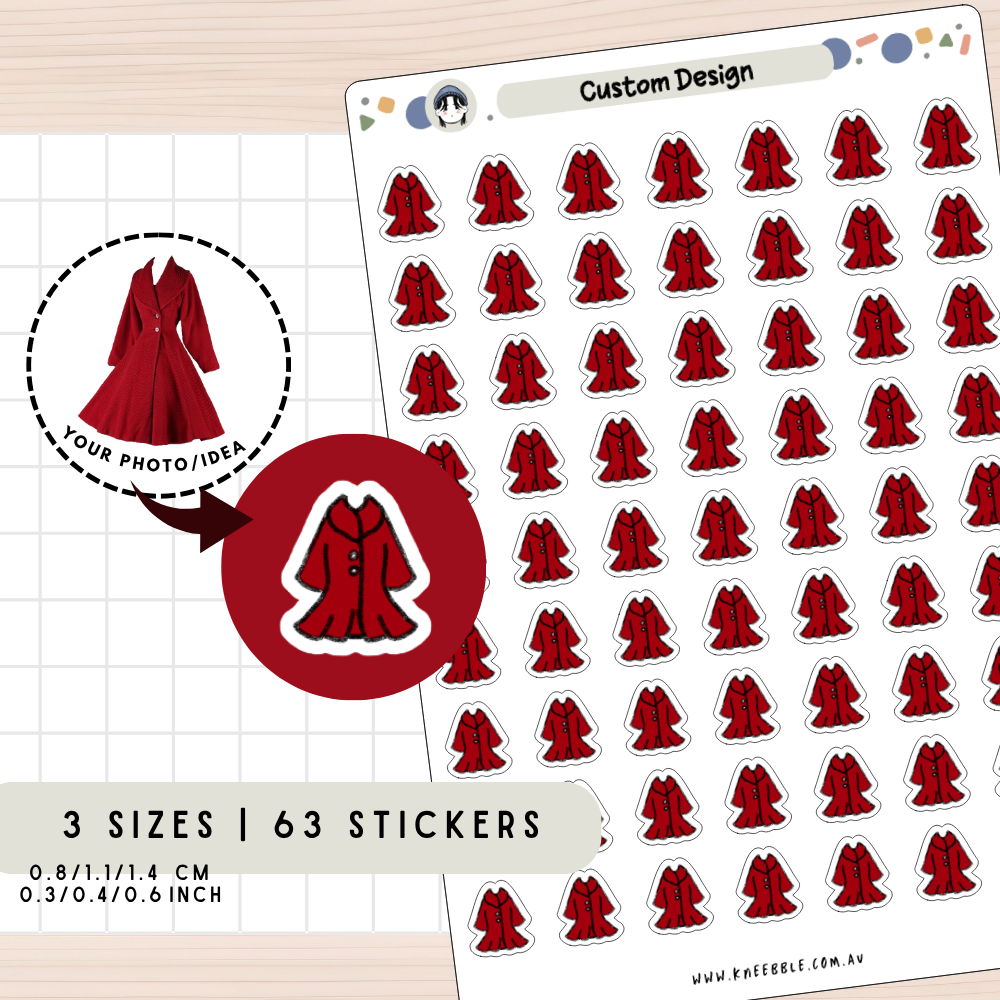 Custom Design Planner Stickers