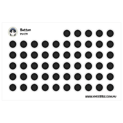 a grid of black circles, which appear to be buttons. The buttons are arranged in rows and columns, creating a visually organized and structured pattern.