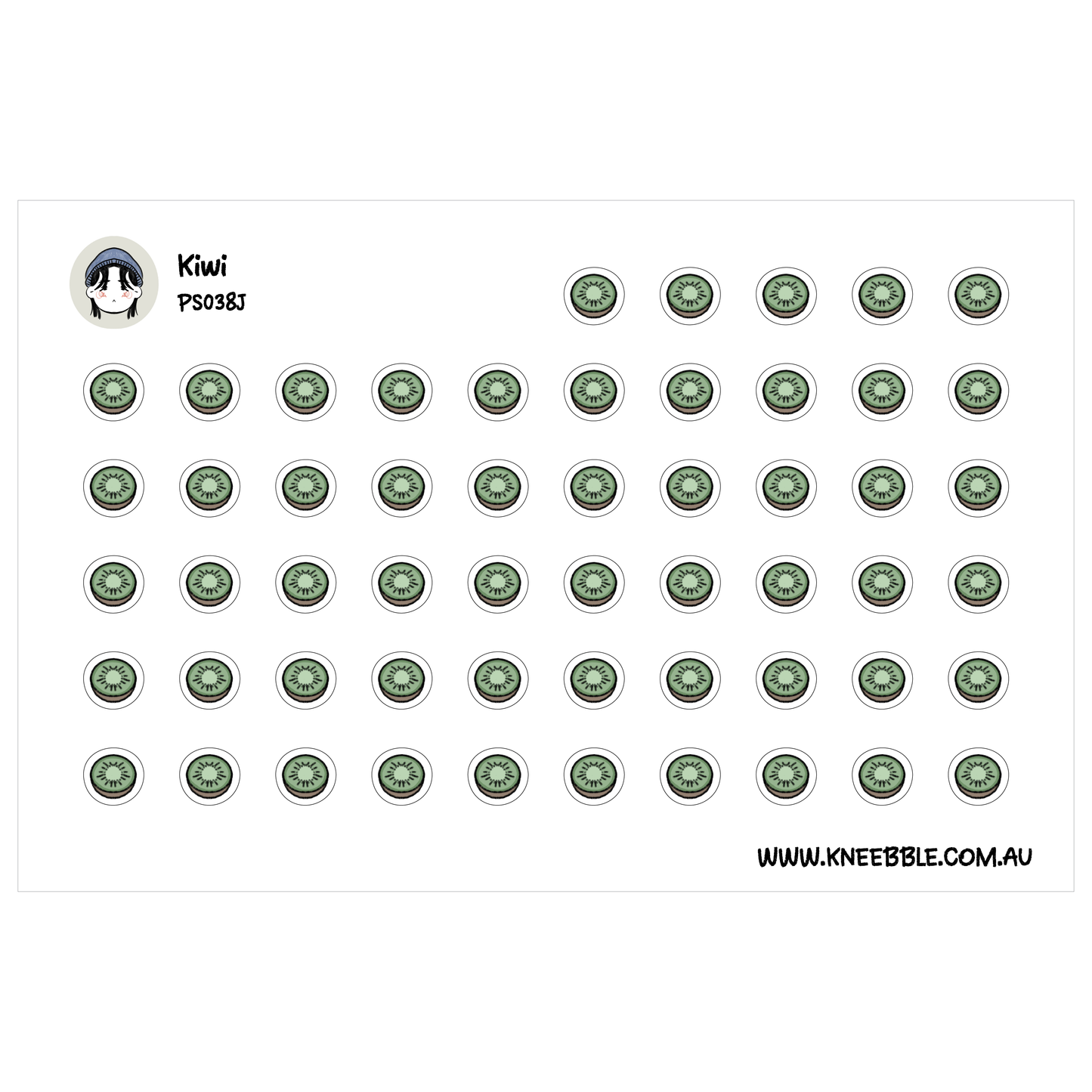 a grid of green circles, each containing a small white circle in the center. The circles are arranged in a grid pattern, and the image does not contain any text or additional objects.