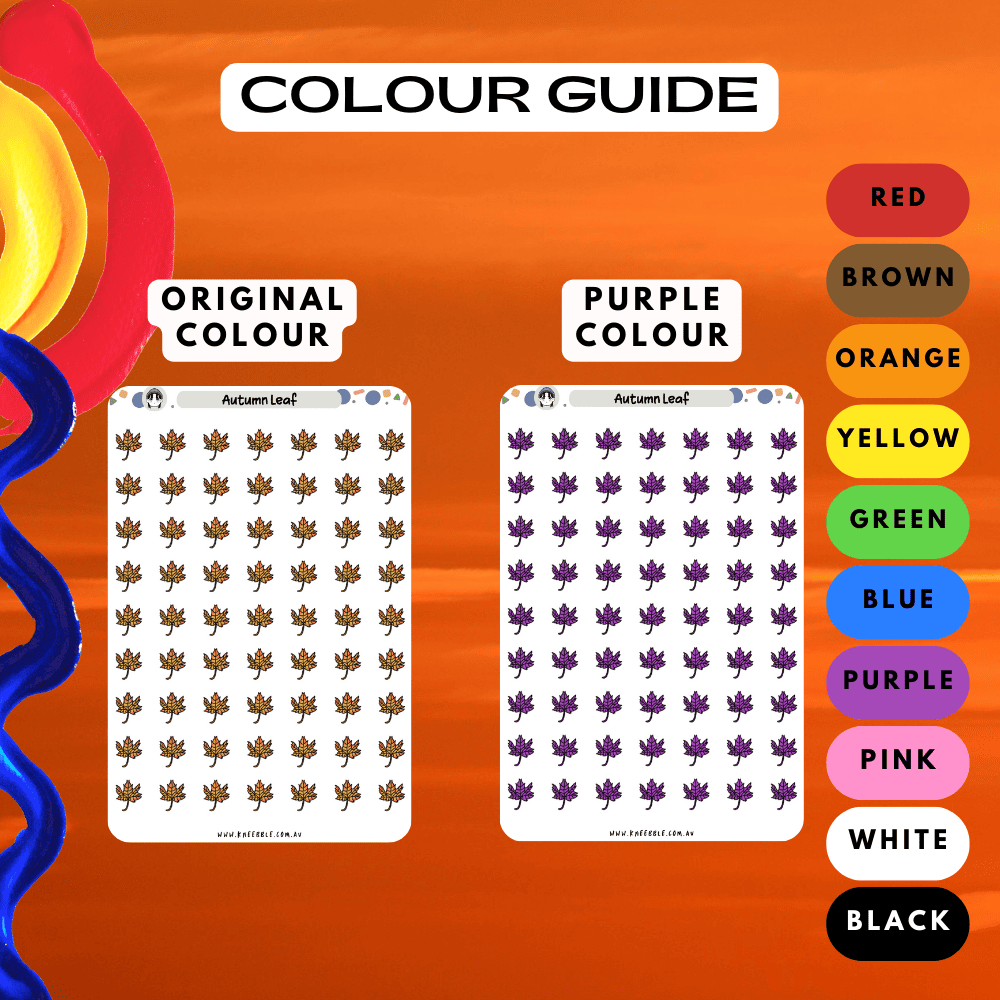 Choose from many colours such as red and purple.