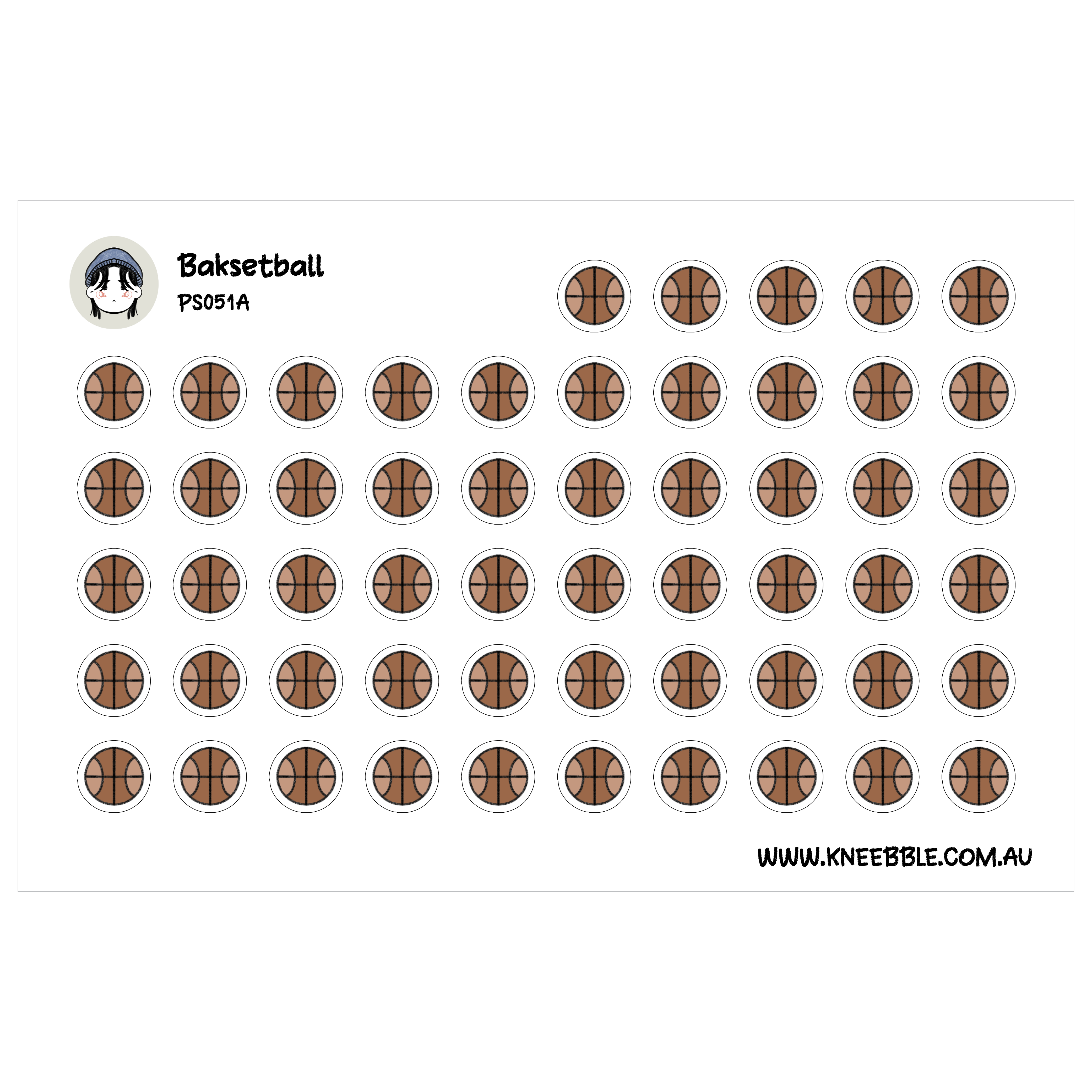 Basketball Planner Stickers – Sports Themed Planner Art & Decorative ...