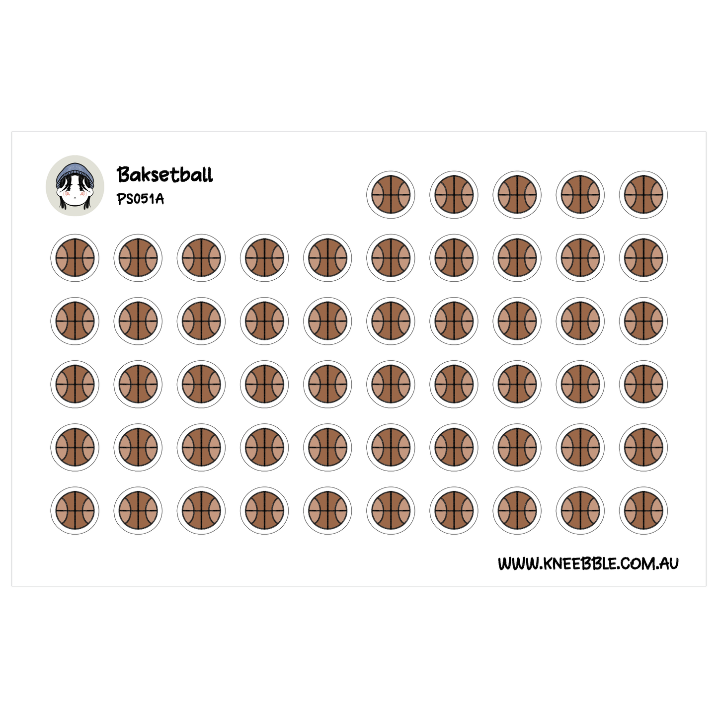 a grid of brown basketballs arranged in a visually pleasing pattern.