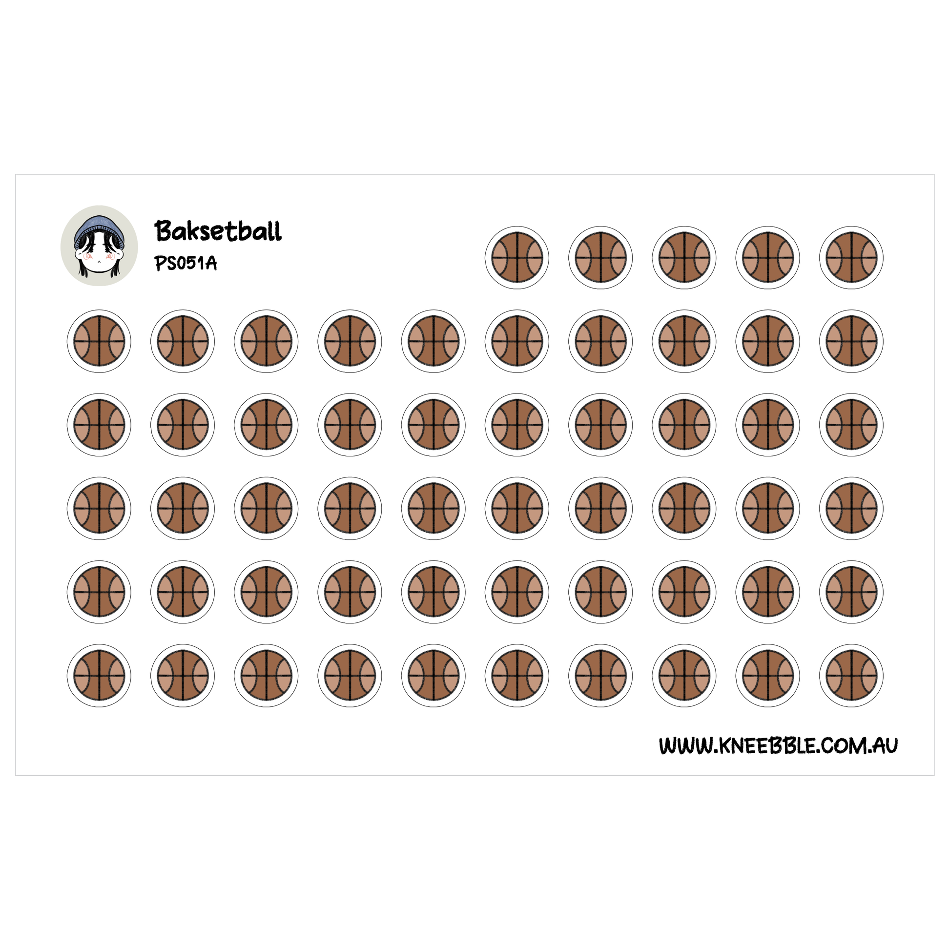 a grid of brown basketballs arranged in a visually pleasing pattern.