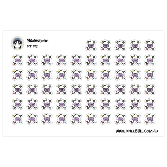 a grid of small, colorful stickers with various shapes and patterns.