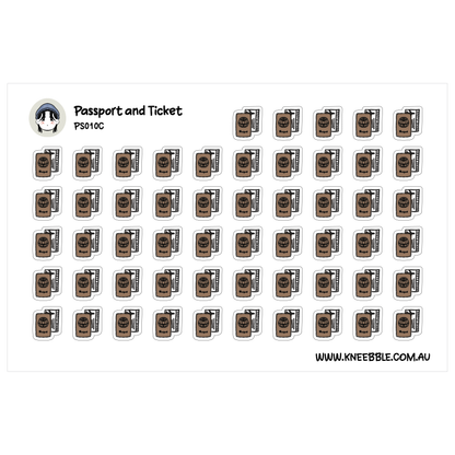 a grid of brown and white icons, each depicting a ticket or pass. The icons are arranged in rows and columns, creating a visually organized and repetitive pattern.